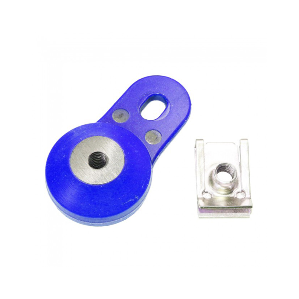 EXHAUST MOUNTING BRACKET KTM/HQV/BETA RR/GAS/SHERCO SE-R 125-300 2T >25 BLUE  (R)